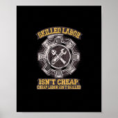 Geschoolde arbeid is niet goedkoop - Labor Day Cla Poster (Voorkant)