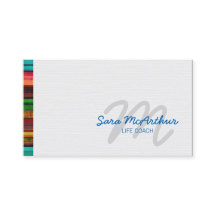 Geschoolde diensten Kleurrijke rand Cursief Monogr