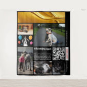 Geschoolde hulp bij werpen wandkleed (Voorkant)