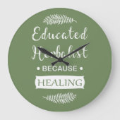 Geschoolde kruidenkenner grote klok (Voorkant)