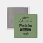 Geschoolde kruidenkenner magneet (Voorkant / Achterkant)