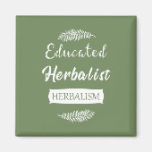 Geschoolde kruidenkenner magneet (Voorkant)