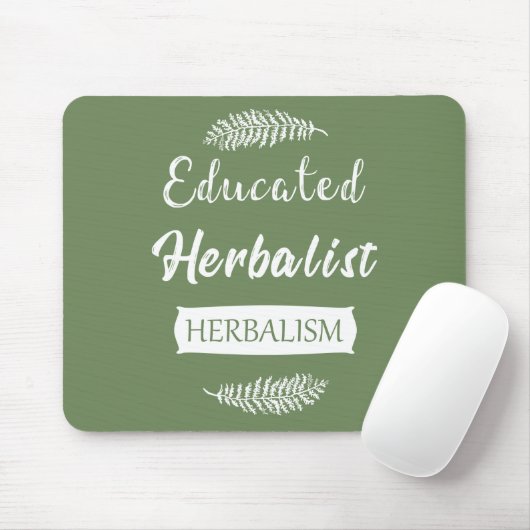 Geschoolde kruidenkenner muismat (Met muis)