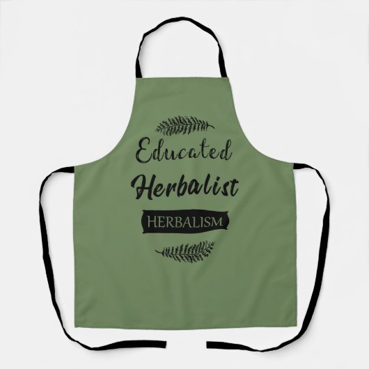 Geschoolde kruidenkenner schort (Voorkant)