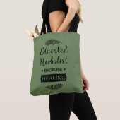Geschoolde kruidenkenner tote bag (Dichtbij)