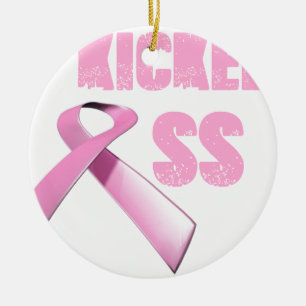 geschopt Butt Breast Cancer Survivor Keramisch Ornament