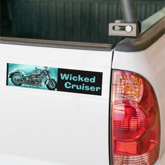 geschopte Cruiser Bumpersticker (Op Truck)