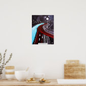 Geschorst boven de Blauwe Schildering door Alfred Poster (Keuken)