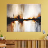 Geschorste Horizon Canvas Afdruk (Insitu (Woonkamer))