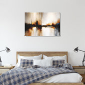 Geschorste Horizon Canvas Afdruk (Insitu (Slaapkamer))