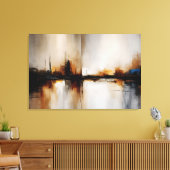 Geschorste Horizon Canvas Afdruk (Insitu (Woonkamer))