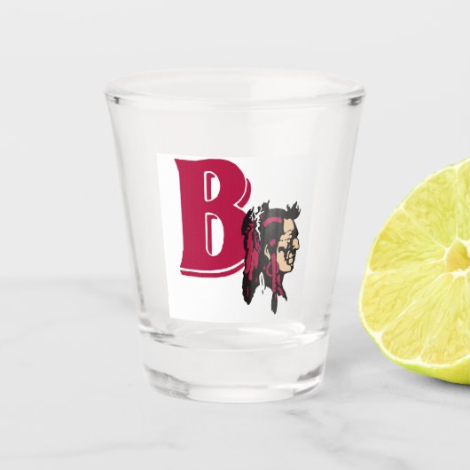 Geschoten glas: Bethel Braves (00104) Shot Glas (Voorkant)