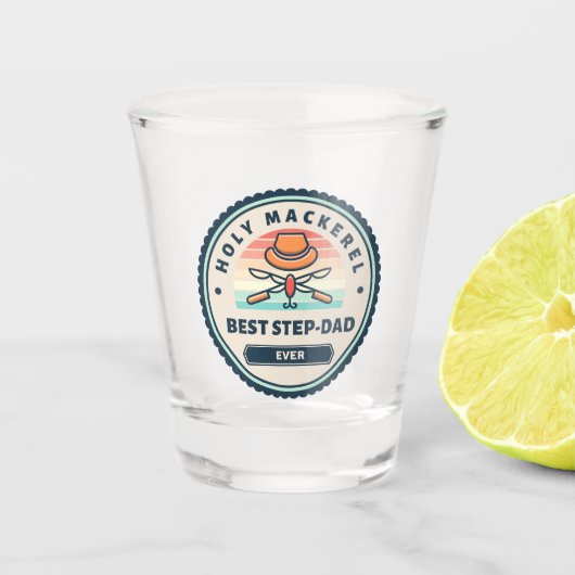 Geschoten glas - Heilige Makreel! Beste stiefvader (Voorkant)