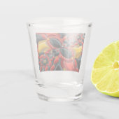 Geschoten glas met Duitse kleuren (Achterkant)