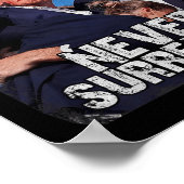 Geschoten Shirt 2024 Rally - Nooit overgeven Poster (Hoek)