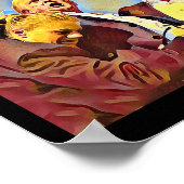 Geschoten Trump gevecht Poster (Hoek)