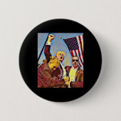 Geschoten Trump gevecht Ronde Button 5,7 Cm (Voorkant)