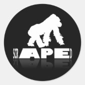 Geschraapt - APE Sticker (Voorkant)