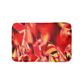 Geschraapte rode linten die beweging simuleren badmat (Voorkant)