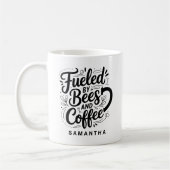 Geschreven bij Bees & Coffee Gift for Bee Keeper Koffiemok (Links)