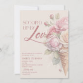 Geschreven bij Love Bridal Shower Invitation, Blus Kaart (Voorkant)