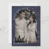 Geschreven bij The Stars Celestial Moody Wedding Save The Date (Voorkant)