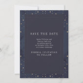 Geschreven bij The Stars Celestial Moody Wedding Save The Date (Achterkant)