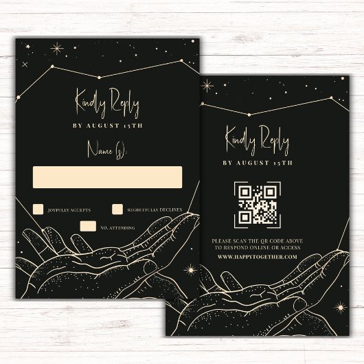 Geschreven bij The Stars Wedding RSVP