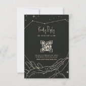 Geschreven bij The Stars Wedding RSVP (Achterkant)