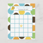 Geschreven Bingo Kaart Oerwoud King Lion Safari Zo (Voorkant)