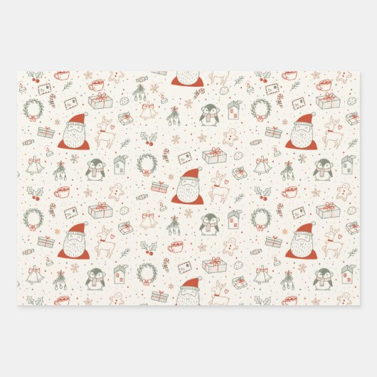 Geschreven Boho Holiday Wrapping Paper (Voorkant 2)