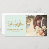 GESCHREVEN | BRUILOFT BEDANKT FOTOKAART (Voorkant / Achterkant)