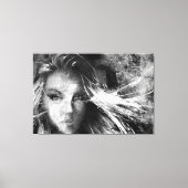 Geschreven door de wind canvas afdruk (Voorkant)