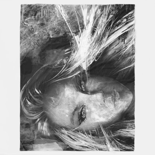 Geschreven door de wind fleece deken (Voorkant)