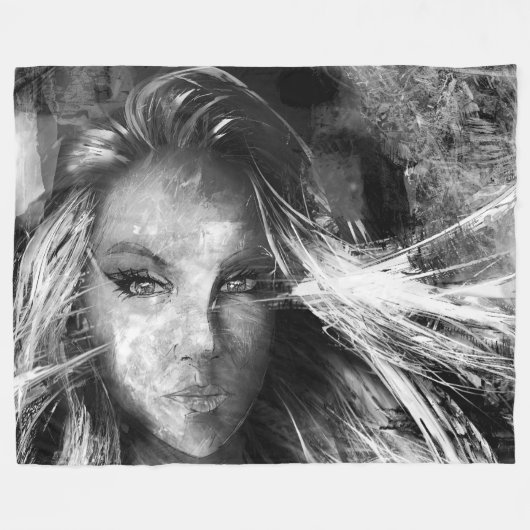 Geschreven door de wind fleece deken (Voorkant (Horizontaal))