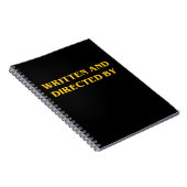 Geschreven en geleid door - Fill Buff Gift Notitieboek (Rechterzijde)