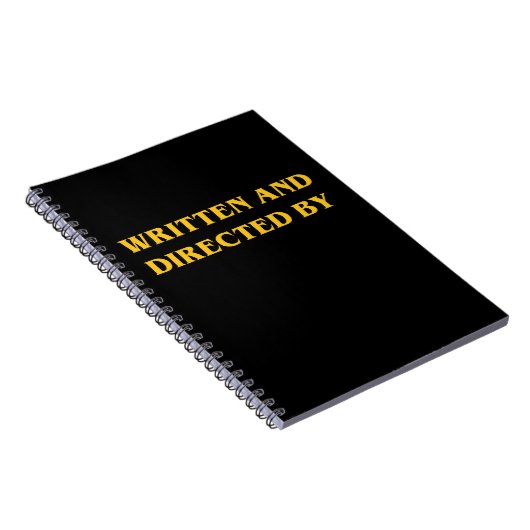 Geschreven en geleid door - Fill Buff Gift Notitieboek (Rechterzijde)