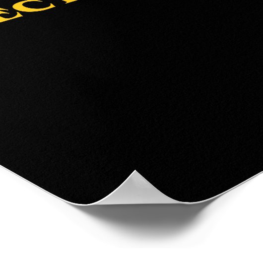 Geschreven en geleid door - Fill Buff Gift Poster (Hoek)