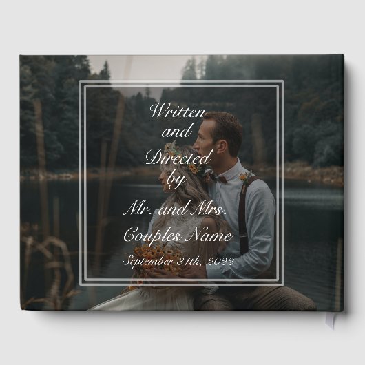 Geschreven en geleid door het Weddenschap-gastenbo Gastenboek (Achterkant)