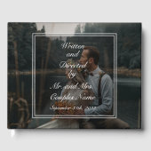 Geschreven en geleid door het Weddenschap-gastenbo Gastenboek (Voorkant)