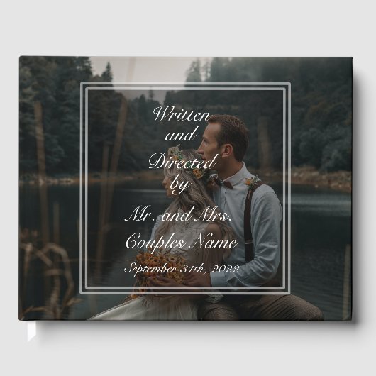 Geschreven en geleid door het Weddenschap-gastenbo Gastenboek (Voorkant)