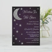 Geschreven in de Stars repetitie diner Kaart (Staand voorkant)