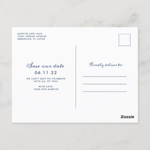 Geschreven in de Stars Starry Sky Save the Date Briefkaart