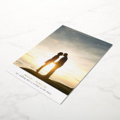 Geschreven in de sterren Bewaar de datumkaart Folie Uitnodiging (Gedraaid)