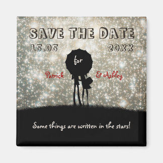 Geschreven in de Sterren Bruiloft Save the Date Magneet