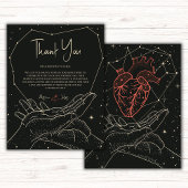 Geschreven in de sterren Dank u kaart