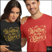 Geschreven In De Sterren Grunge Schrift T-shirt