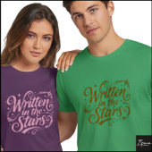 Geschreven In De Sterren Grunge Schrift T-shirt