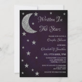 Geschreven in de sterren koppels douche kaart (Voorkant)