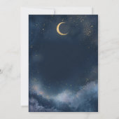 Geschreven in de Sterren | Navy & Goud Celestial B Kaart (Achterkant)